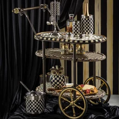 3260 Ice Bucket - Courtly Check|MacKenzie-Childs Clearance