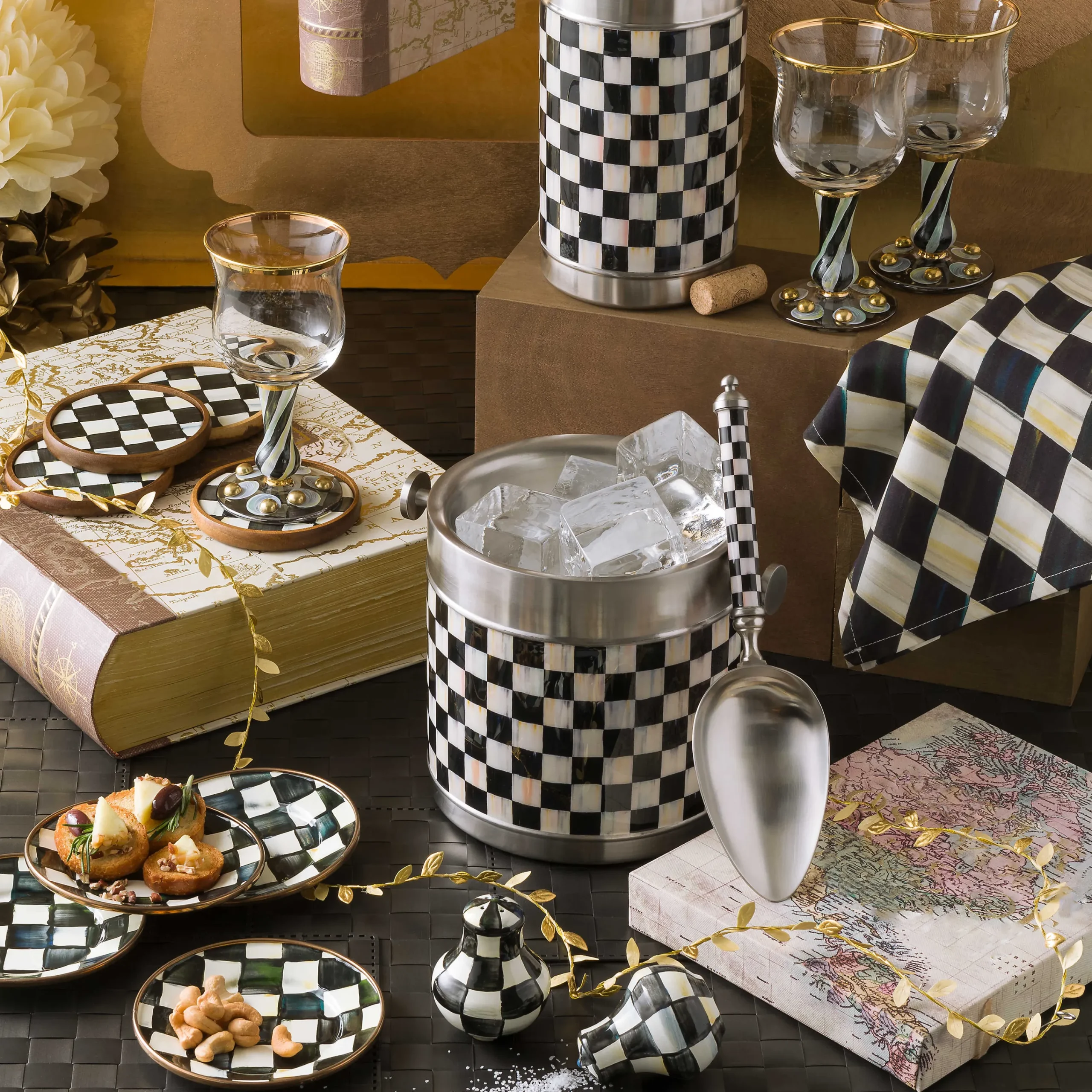 3260 Wine Cooler - Courtly Check|MacKenzie-Childs