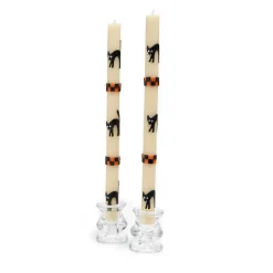 Alley Cat Dinner Candles - Set Of 2|MacKenzie-Childs Online