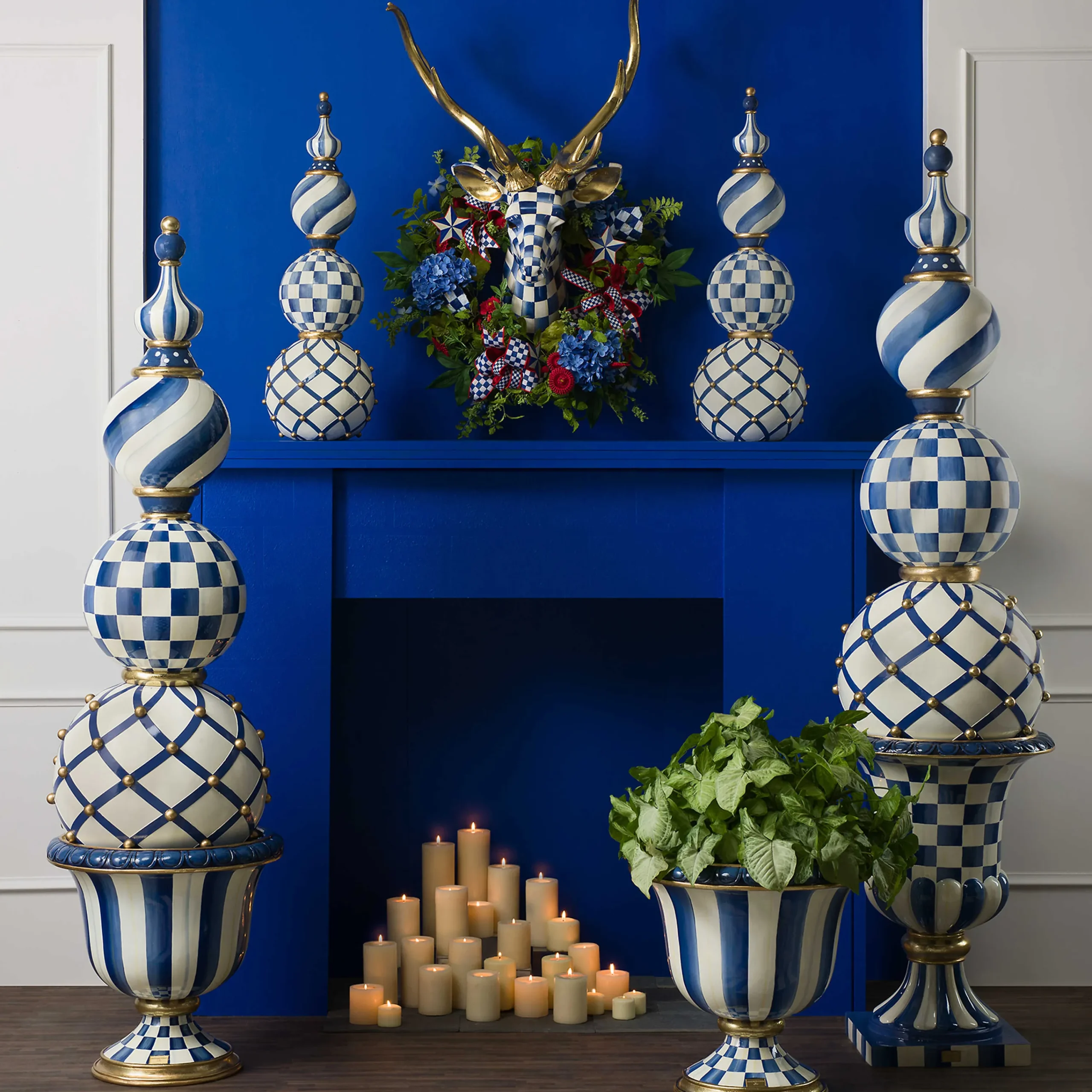 Americana Wreath|MacKenzie-Childs Clearance