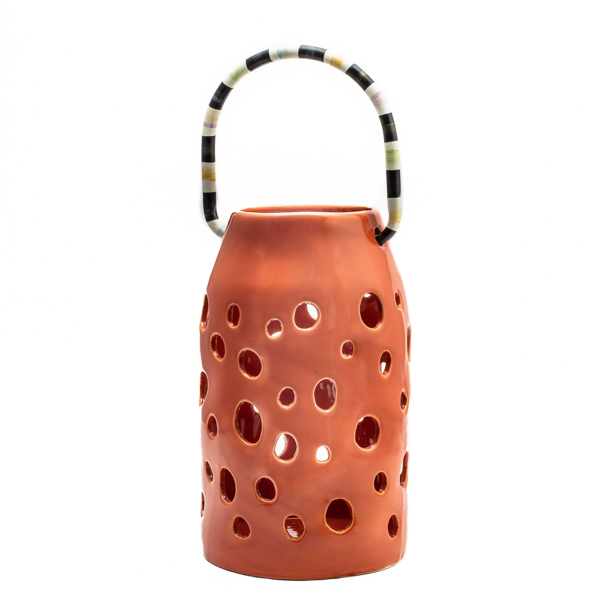 Avant Garden Ceramic Lantern - Tall|MacKenzie-Childs Discount