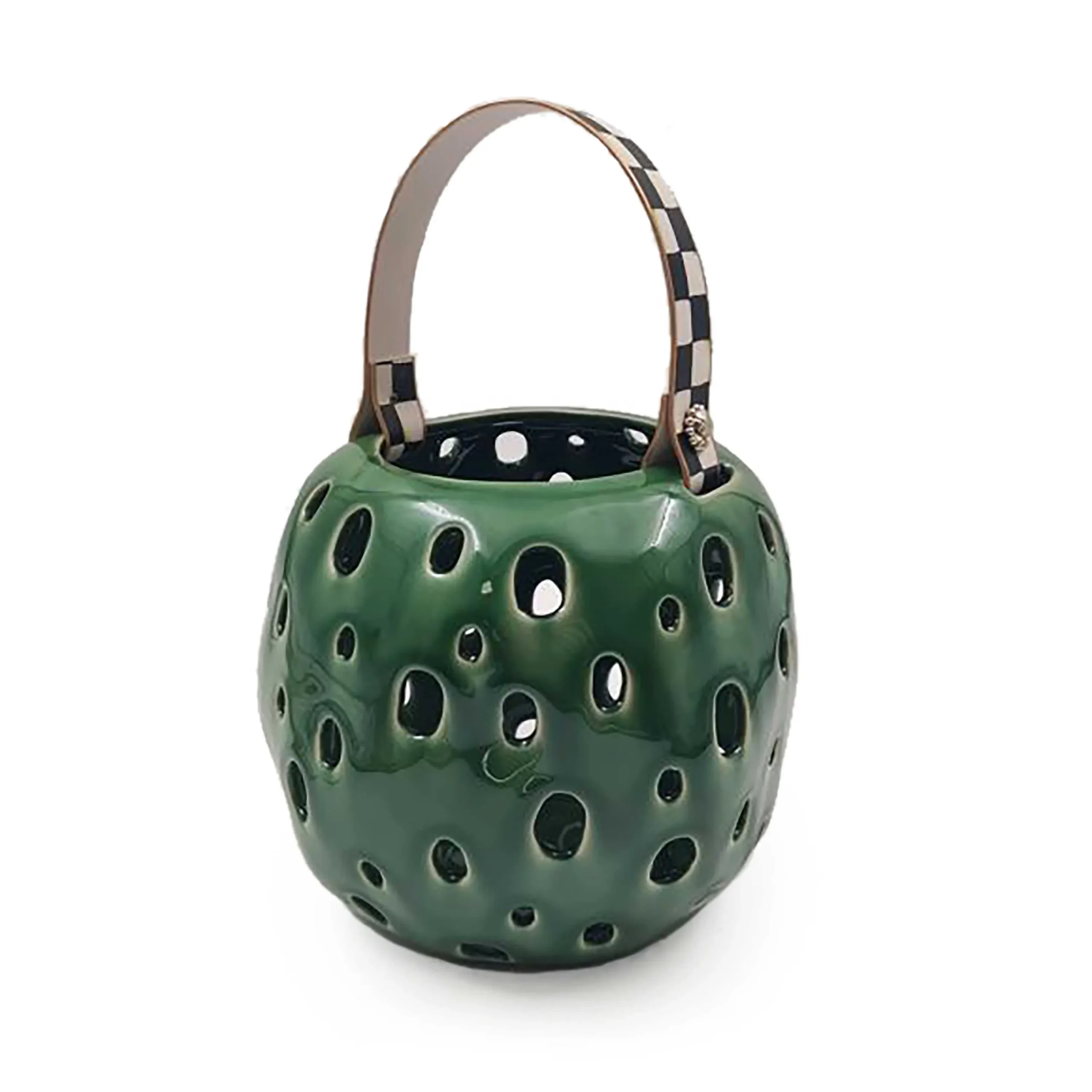 Avant Garden Ceramic Lantern -Short|MacKenzie-Childs Clearance