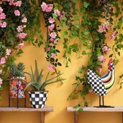 Avant Garden Chicken - Stripe|MacKenzie-Childs Clearance