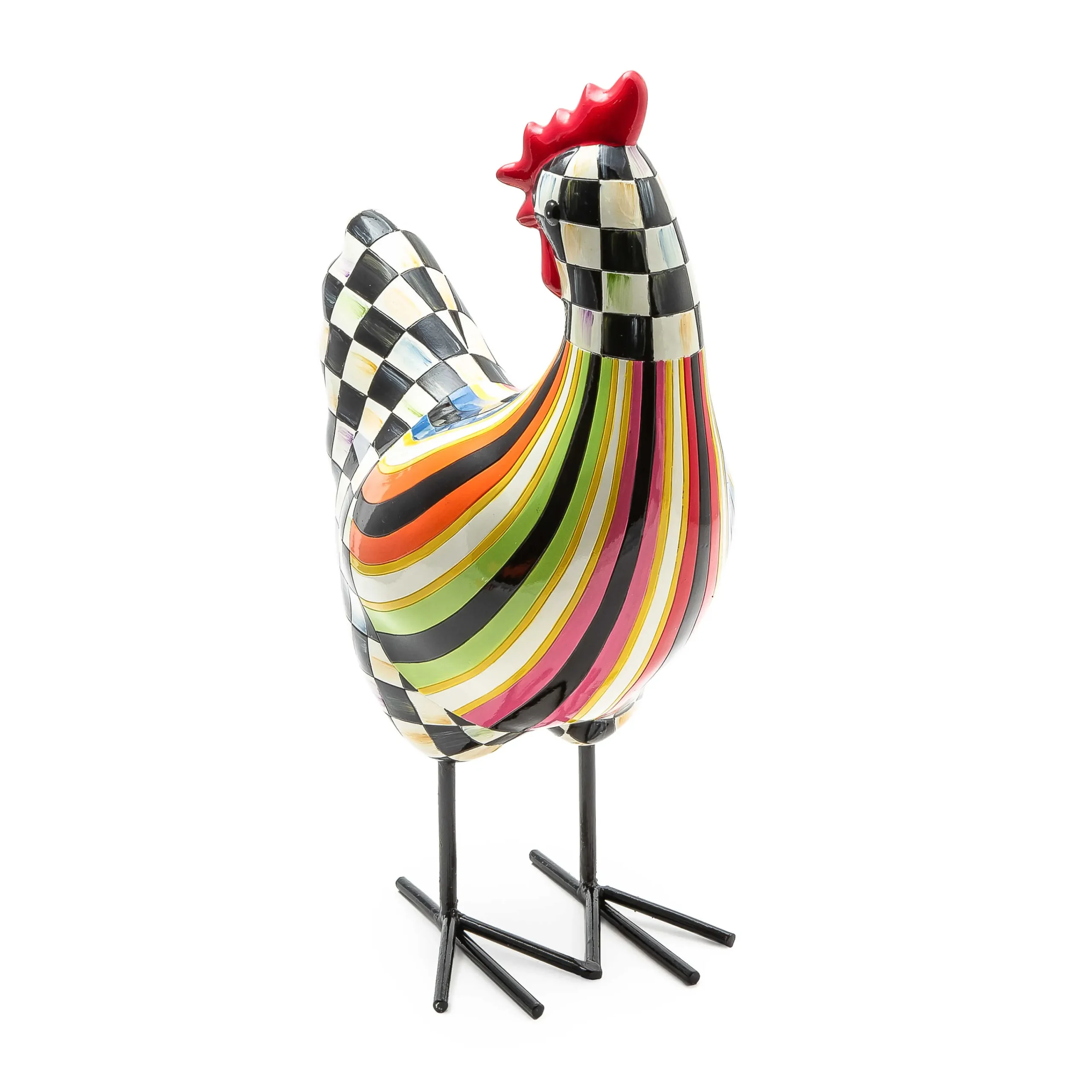 Avant Garden Chicken - Stripe|MacKenzie-Childs Clearance