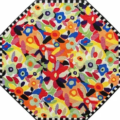 Avant Garden Indoor/Outdoor Rug - 6' Octagon|MacKenzie-Childs Clearance