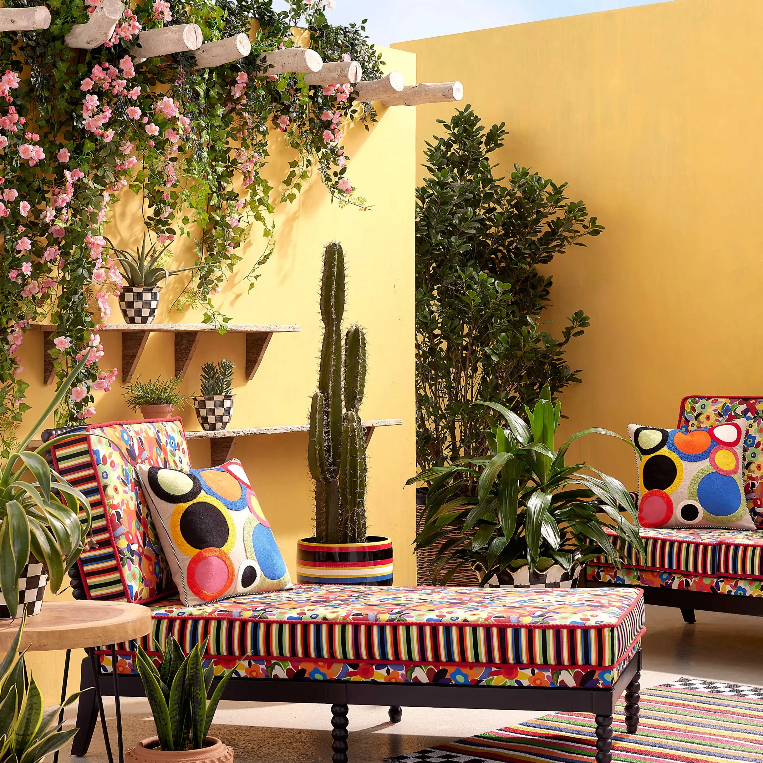 Avant Garden Outdoor Loveseat|MacKenzie-Childs Sale