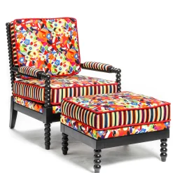Avant Garden Outdoor Ottoman|MacKenzie-Childs New