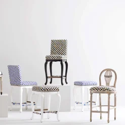 Balloon Counter Stool|MacKenzie-Childs Best