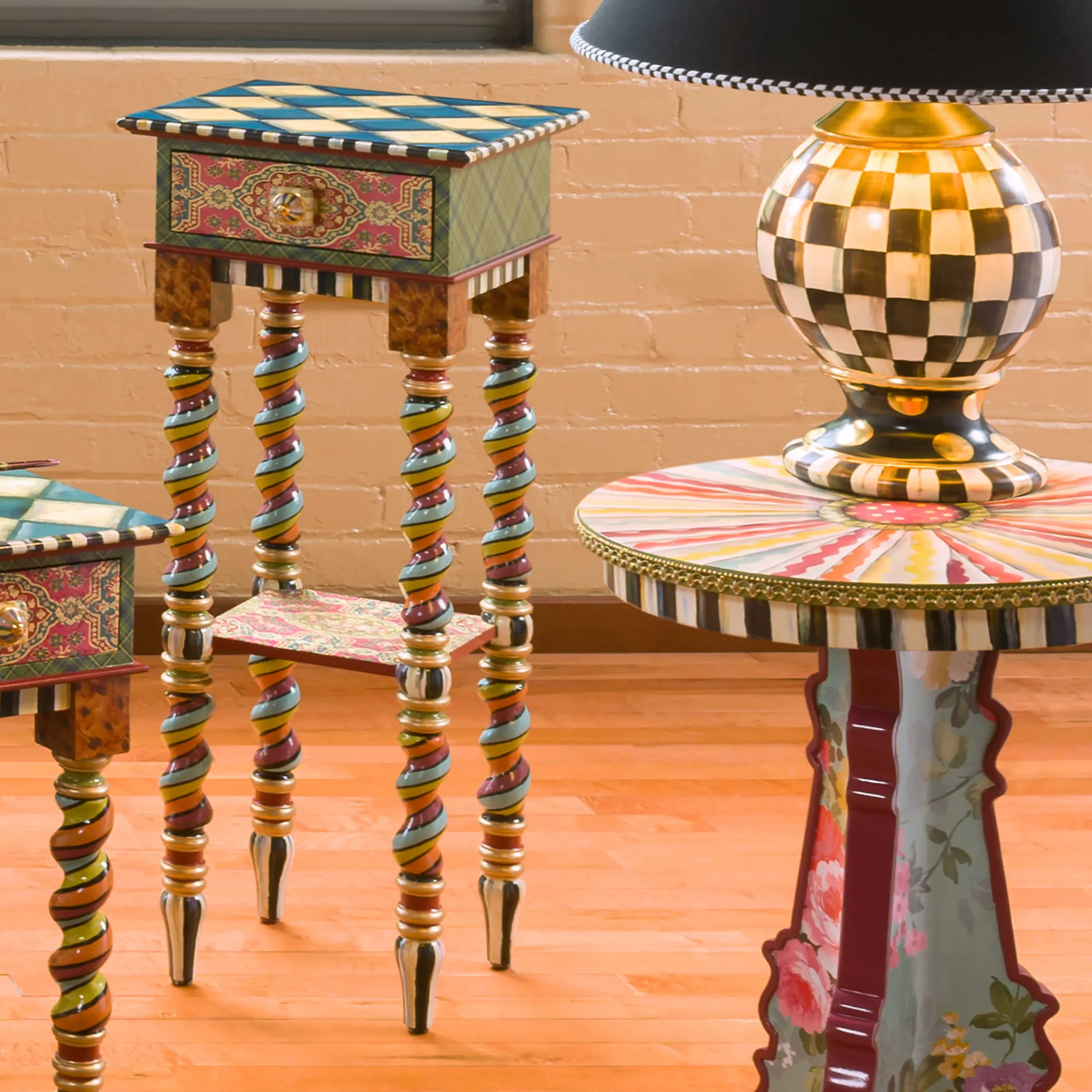 Barley Twist Table - Tall|MacKenzie-Childs Best