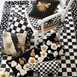 Beekeeper Pillow|MacKenzie-Childs Clearance