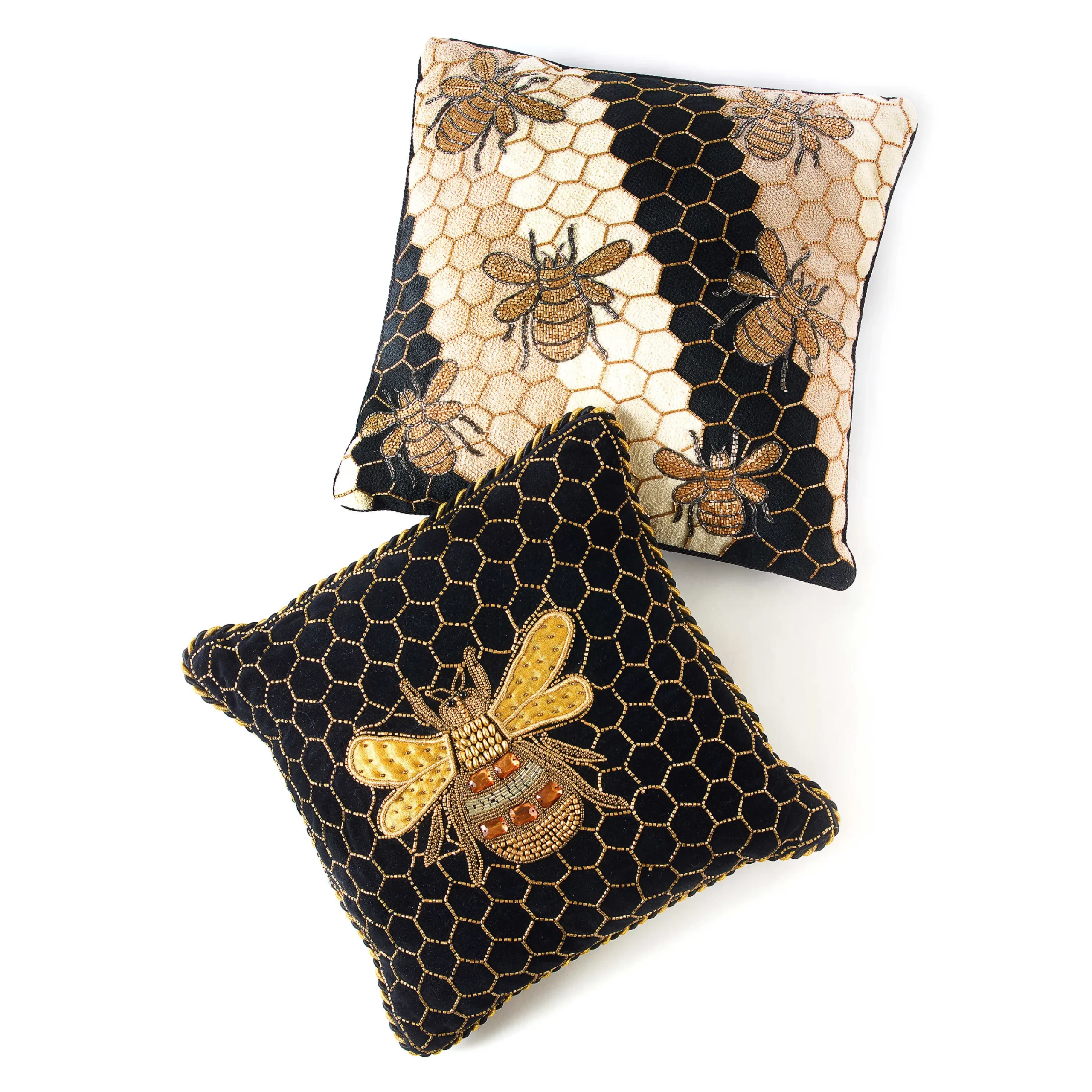 Beekeeper Pillow|MacKenzie-Childs Clearance