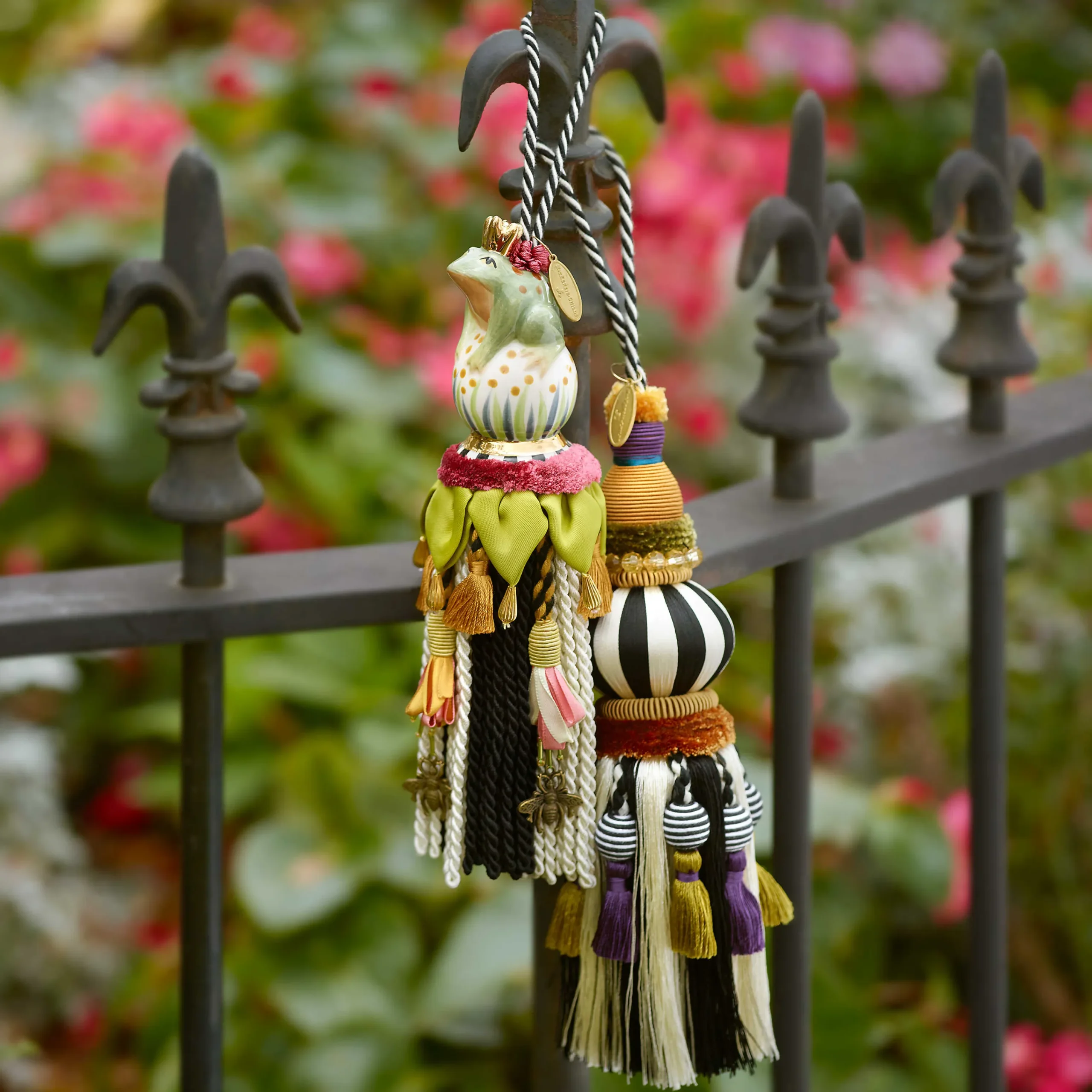 Bibelot Tassel - Black & White|MacKenzie-Childs Hot