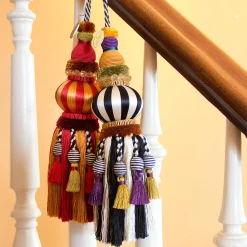 Bibelot Tassel - Black & White|MacKenzie-Childs Hot