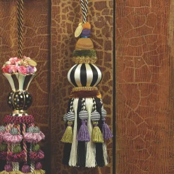 Bibelot Tassel - Black & White|MacKenzie-Childs Hot