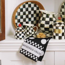 Black & White Dot Dish Towels - Set Of 3|MacKenzie-Childs Hot