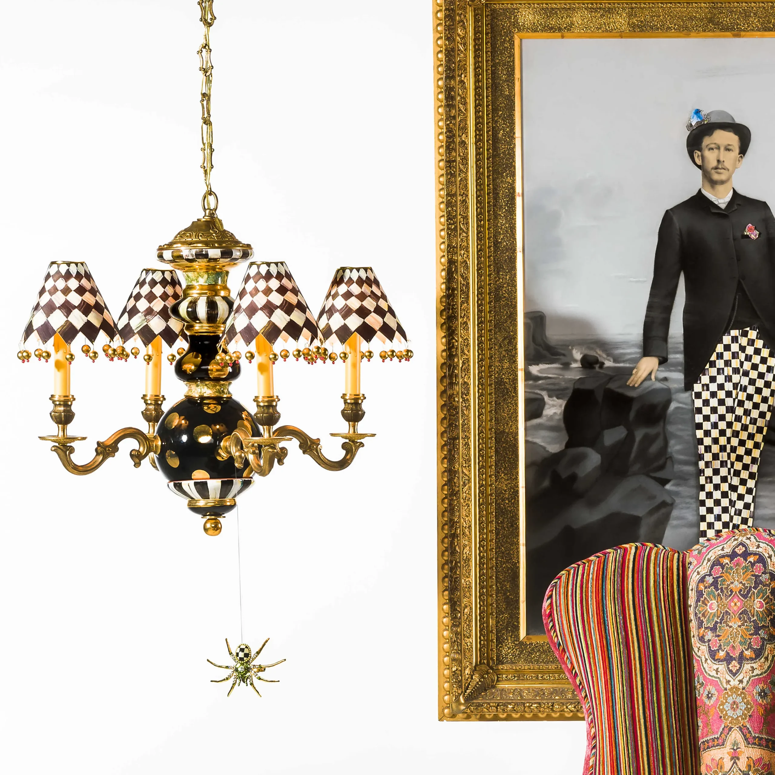 Black Tie Chandelier|MacKenzie-Childs Outlet