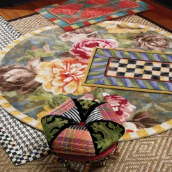 Bloomsbury Garden Rug - 6' Round|MacKenzie-Childs Clearance
