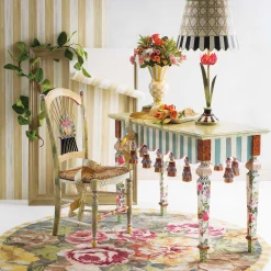 Bloomsbury Garden Rug - 6' Round|MacKenzie-Childs Clearance