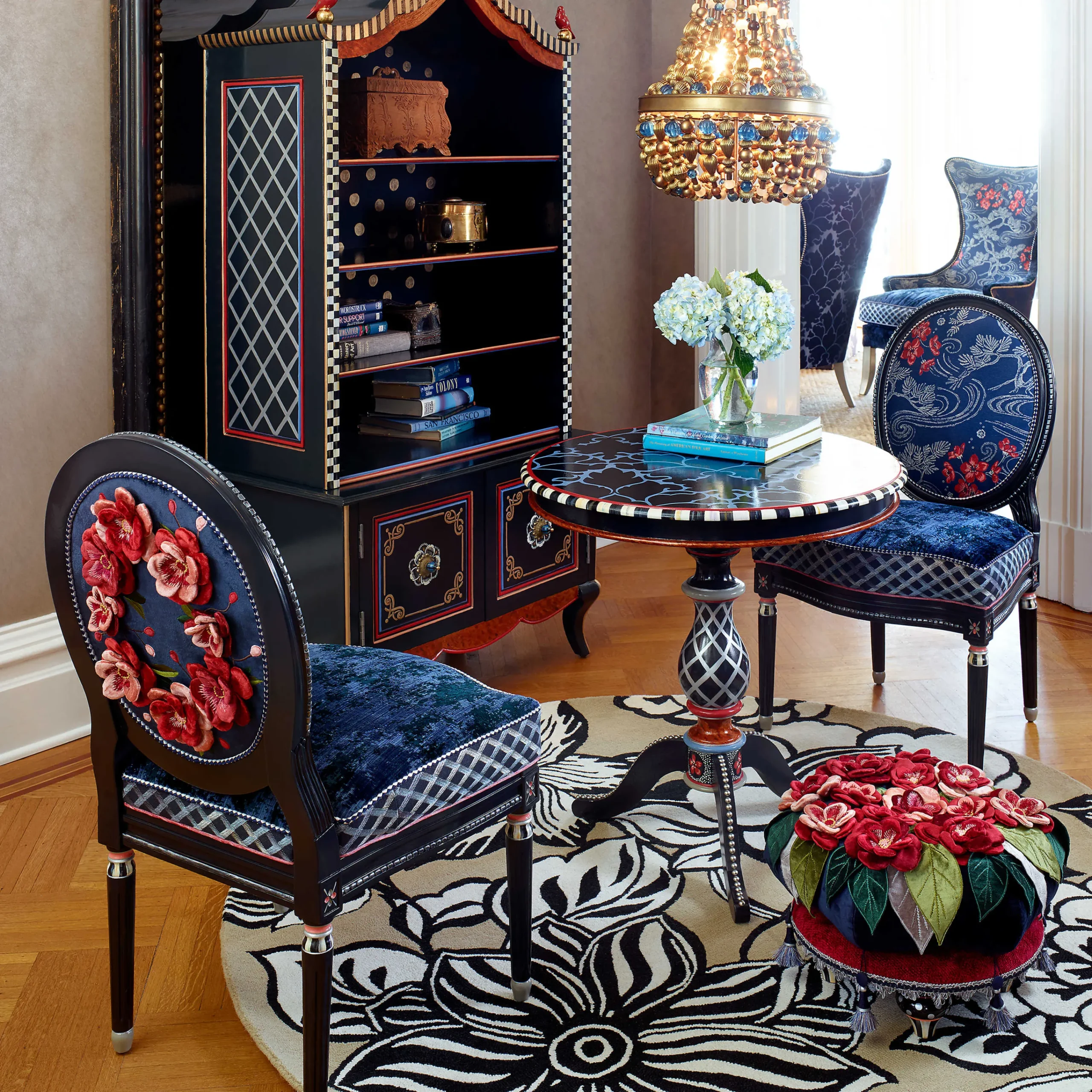 Bluetopia Side Chair|MacKenzie-Childs Hot
