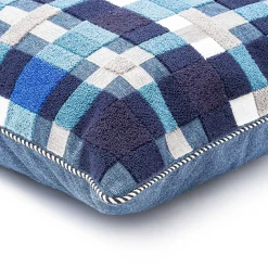 Boathouse Plaid Outdoor Pillow|MacKenzie-Childs