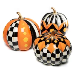 Boo Courtly Check Pumpkin|MacKenzie-Childs Outlet