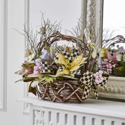 Butterfly Garden Basket Arrangement|MacKenzie-Childs Best