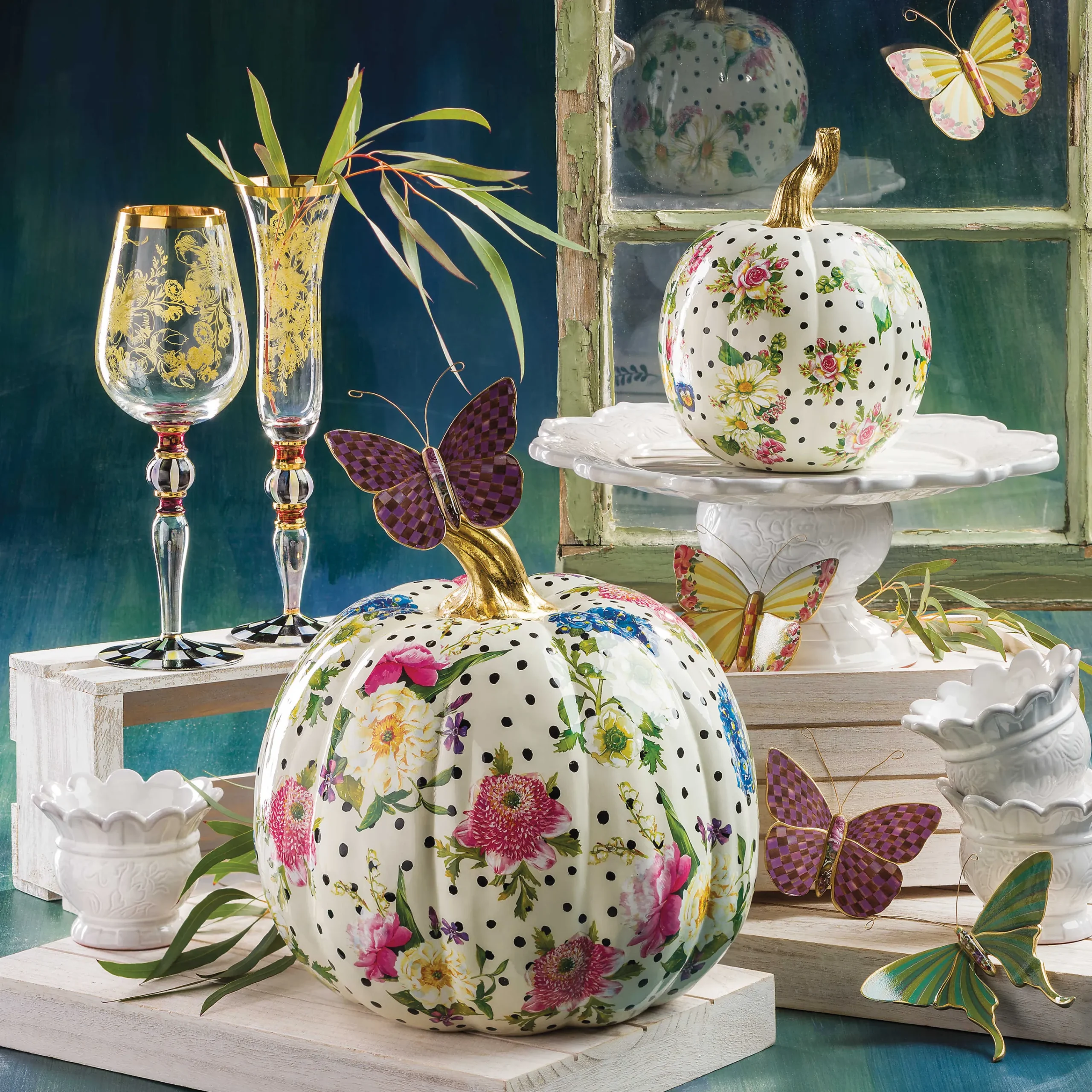 Butterfly Trio Wall Decor - Field|MacKenzie-Childs