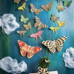 Butterfly Trio Wall Decor - Meadow|MacKenzie-Childs Best