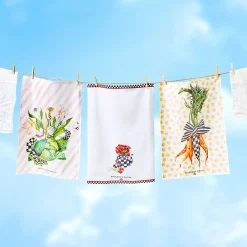 Cabbage Bouquet Dish Towel|MacKenzie-Childs New