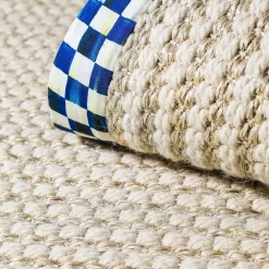 Cable Wool Sisal - Royal - 3' X 5' Rug|MacKenzie-Childs Clearance