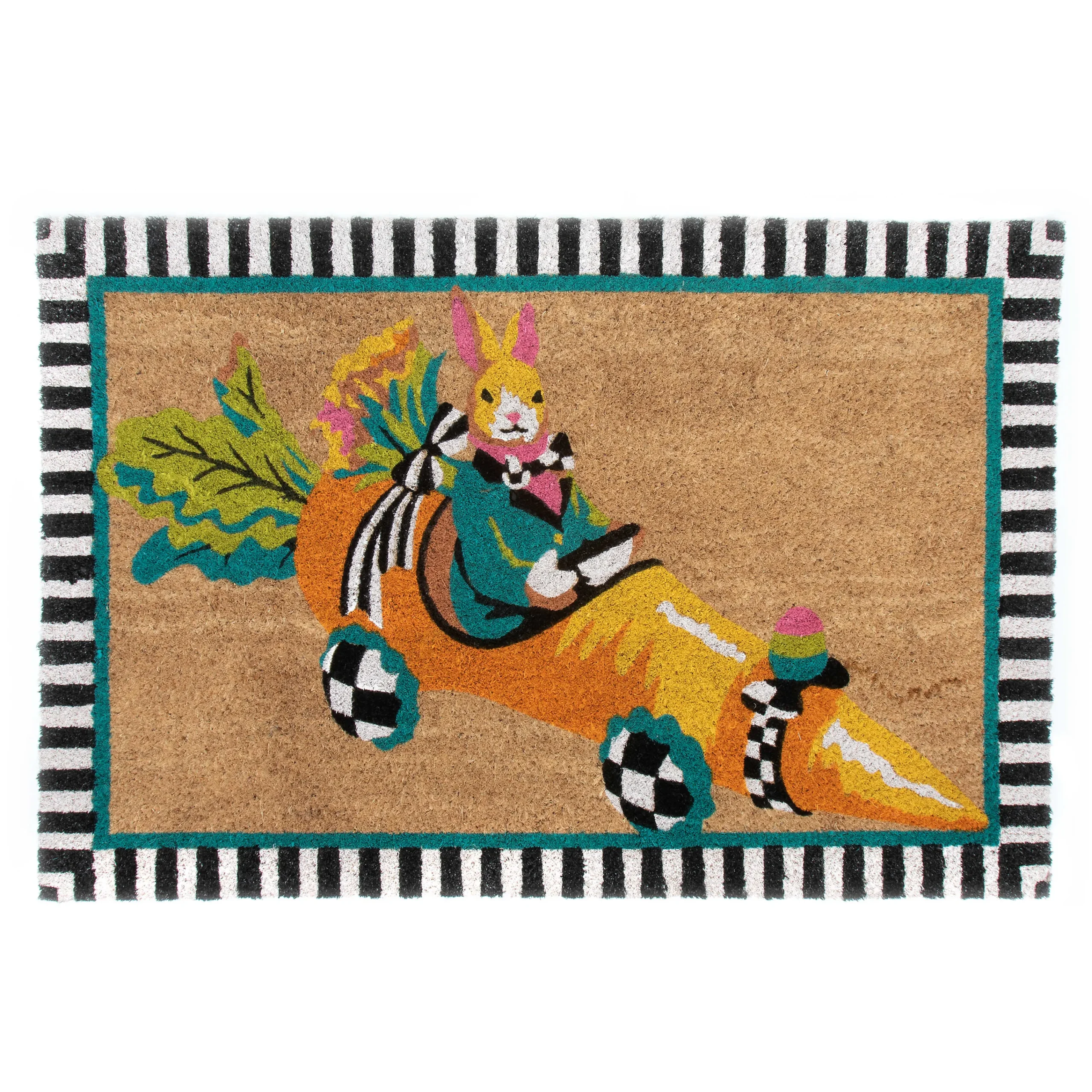 Captain Carrot Entrance Mat|MacKenzie-Childs Clearance