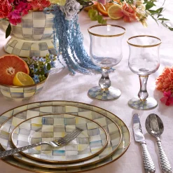 Check Flatware - 5-Piece Place Setting|MacKenzie-Childs Outlet