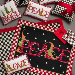 Check It Out Rug - 3' X 5' - Red|MacKenzie-Childs New