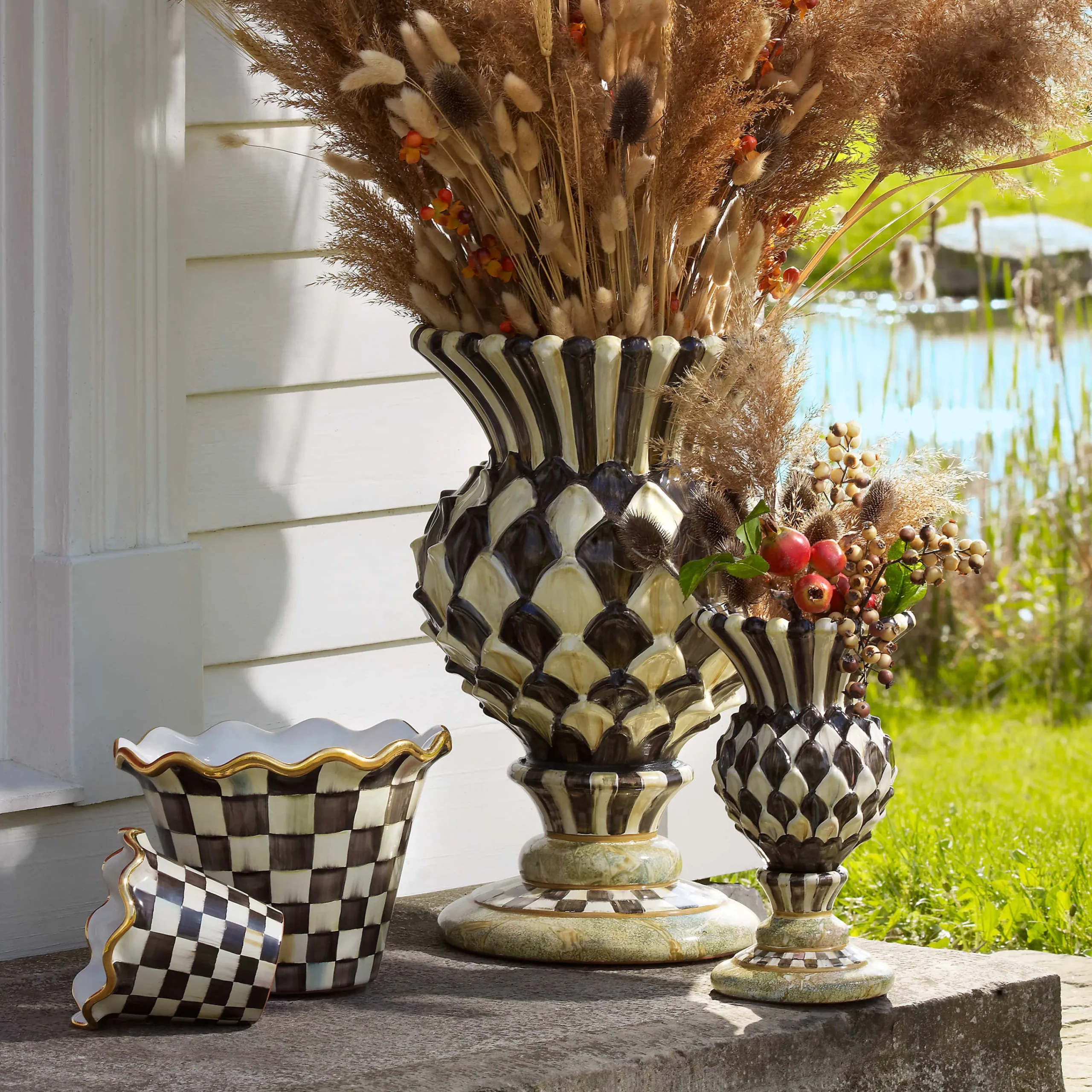 Cheltenham Thistle Urn|MacKenzie-Childs Online