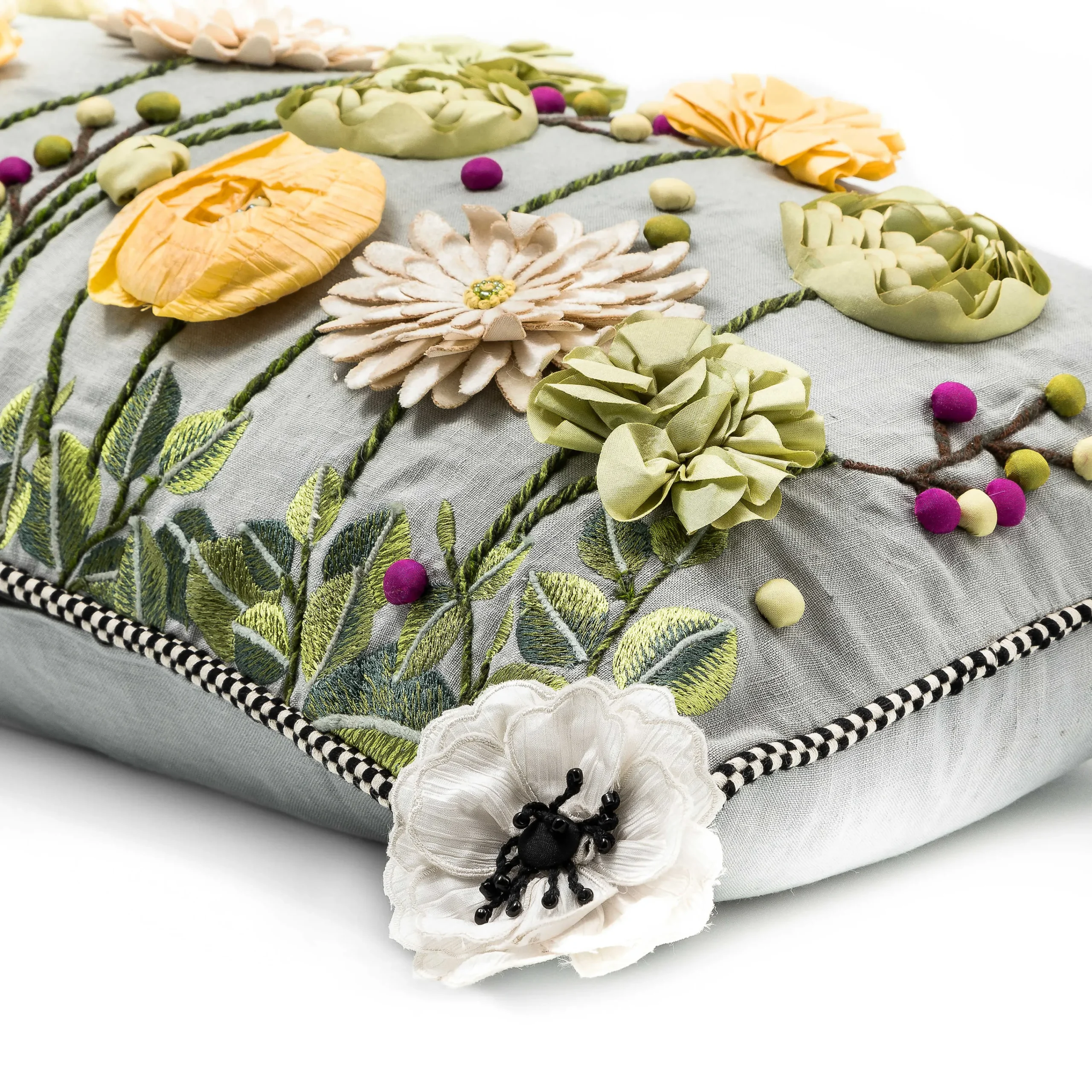 Coming Up Daisies Lumbar Pillow|MacKenzie-Childs Hot