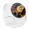 Cookie Jar With Flower Market Enamel Lid - Black|MacKenzie-Childs Discount