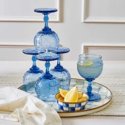 Coquette Goblet - Blue|MacKenzie-Childs Online