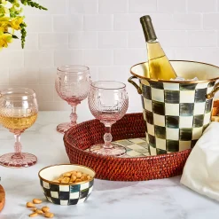 Coquette Goblet - Pink|MacKenzie-Childs Clearance