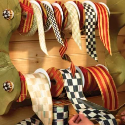 Courtly Check 1" Ribbon|MacKenzie-Childs New