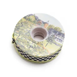 Courtly Check 1" Ribbon - Spring Green|MacKenzie-Childs Best