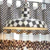 Courtly Check Barn Pendant Lamp - 18"|MacKenzie-Childs New