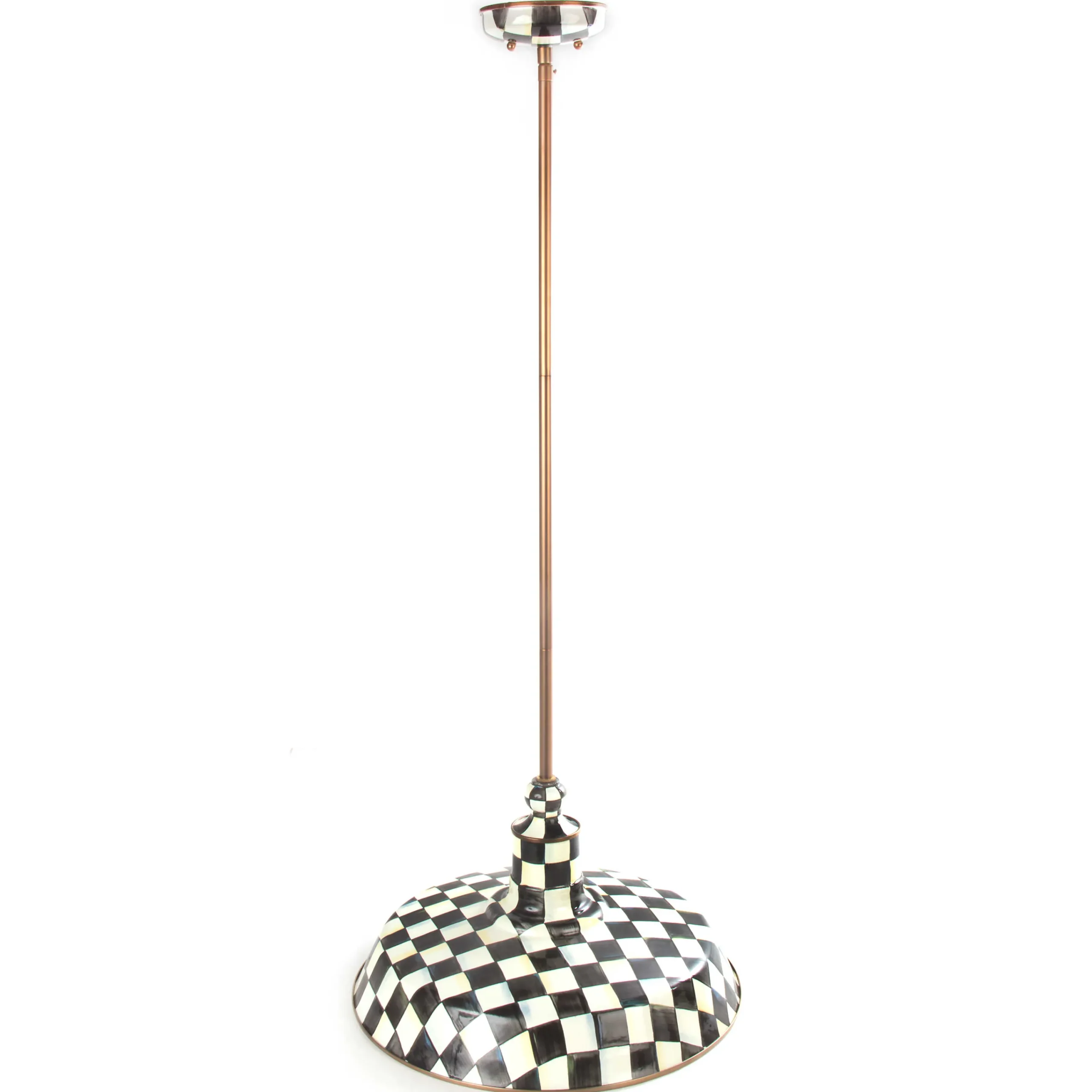 Courtly Check Barn Pendant Lamp - 18"|MacKenzie-Childs New