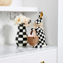 Courtly Check Basket Bunny|MacKenzie-Childs