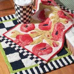 Courtly Check Bath Rug - Standard|MacKenzie-Childs Discount