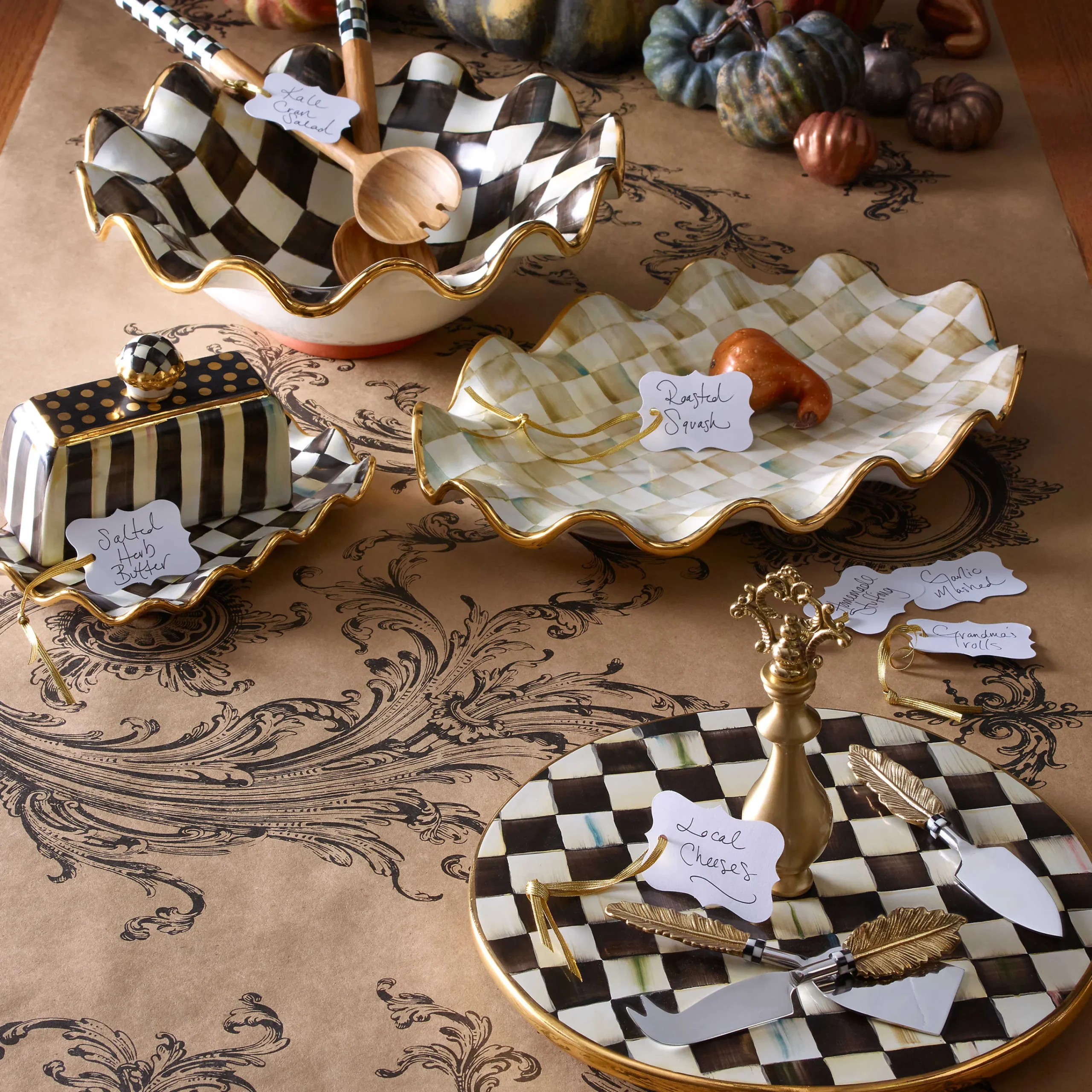 Courtly Check Butterhouse|MacKenzie-Childs Hot