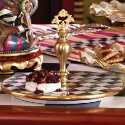 Courtly Check Cheese Course|MacKenzie-Childs Discount