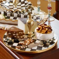 Courtly Check Cheese Course|MacKenzie-Childs Discount