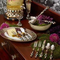 Courtly Check Cheese Knife Set|MacKenzie-Childs Sale