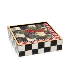 Courtly Check Cocktail Napkin Holder|MacKenzie-Childs Outlet
