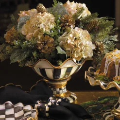 Courtly Check Compote|MacKenzie-Childs Sale